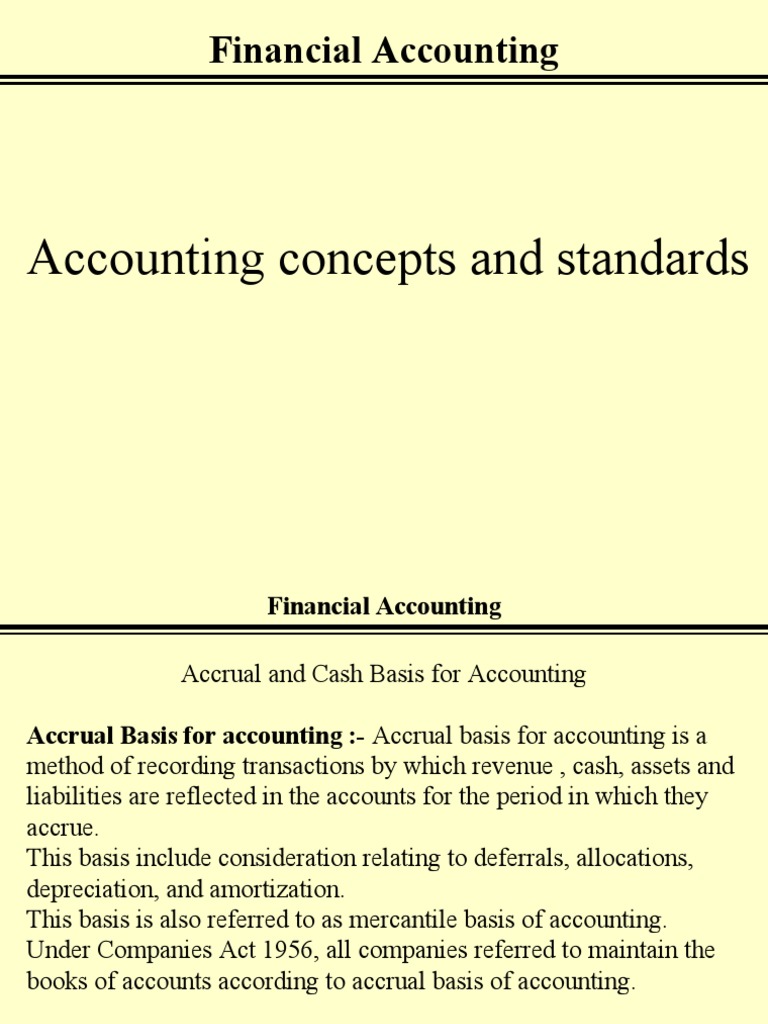 Accrual vs Cash Basis Accounting Explained | PDF | Accrual | Financial ...