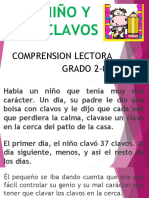 Cuento El Niño y Los Clavos - Comprension Lectora