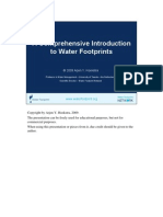 Water Footprint Presentation General