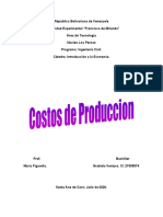 Costos de Produccion