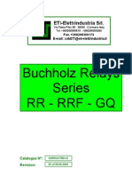 Buchholz Relays Series RR - RRF - GQ: Catalogue N°: Revision