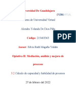 3.2 Cálculo de Capacidad y Habilidad de Procesos