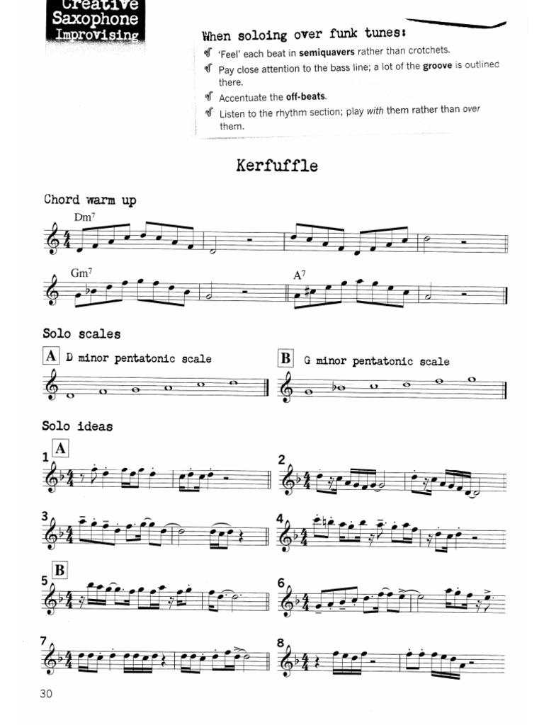 Creative Saxophone Part2 | PDF
