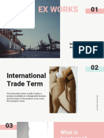 Ex Works: Santiago Lozano Pardo International Logistics 2022-2