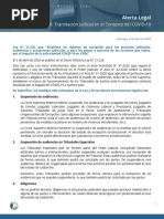 Tramitación Judicial Procedimientos Ley 21226 Anexos Covid-19
