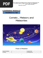 Science 8 Q2-Comets Meteors Asteroids