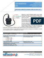 Transmissor ultrassonico de nivel TUN20 - Manual do usuario (1)