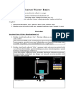 Worksheet States of Matter