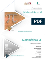 Matemáticas VI Programa de Asignatura