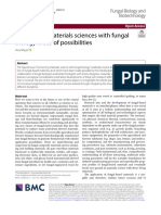 Connecting Materials Sciences With Fungal Biology: A Sea of Possibilities