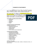 Fundamentos de Mantenimiento