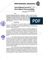 DIRECTIVA INICIO AÑO ESCOLAR DRS N° 0339-22-GRA-DREA