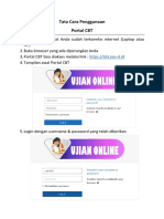 Cara Mengikuti Ujian Secara Online Melalui Portal CBT