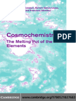 Cosmochemistry The Melting Pot of The Elements Cambridge Contemporary Astrophysics