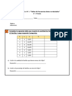 Guia Nº2 - Tablas de Frecuencias Datos No Tabulados-Electivo 2022