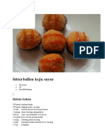 bitterballen keju sayur