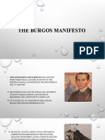 The Burgos Manifesto