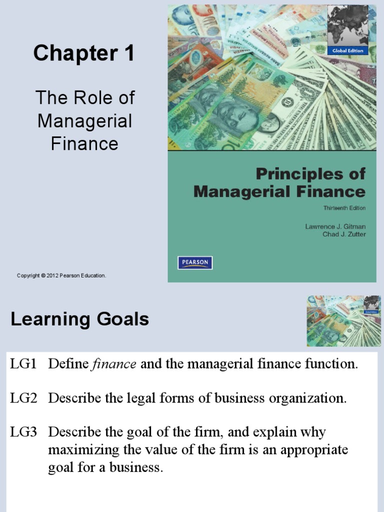 CHAPTER 1 Intro To Finance | PDF | Corporate Governance | Business