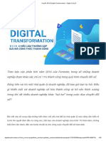 Chuyển đổi số (Digital Transformation - Digital X) là gì_
