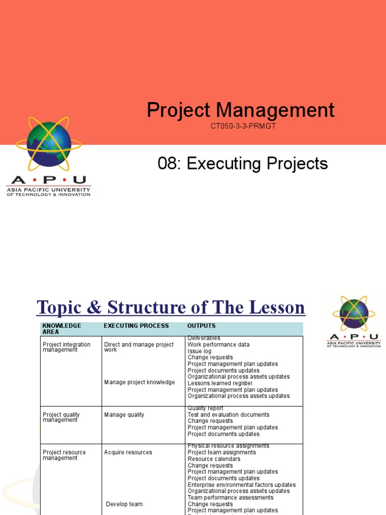 Project Execution and Knowledge Management | PDF | Project Management ...