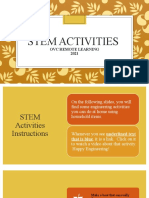 Stem Activities: Ovc Remote Learning 2021