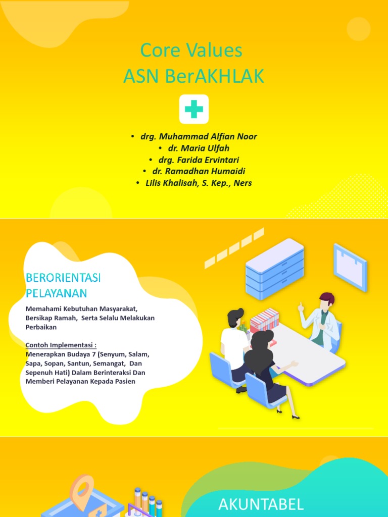 Core Values Asn Berakhlak | PDF