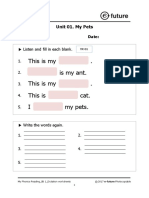 01 - My Phonics Reading 1 - Dictation Worksheets