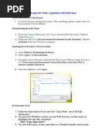 Lab-Project 10: Static Acquisition With Kali Linux: What You Need For This Project