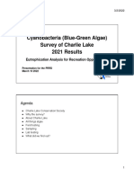 Charlie Lake Conservation Society - Charlie Lake Cyanobacteria Survey Results