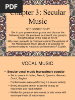 secular music