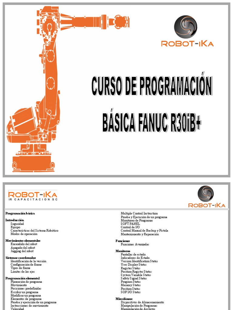 Manual Fanuc R30iB+ PDF Robótica Robot