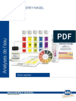 0 - Analyse de L'eau - Tests Rapides - 2016