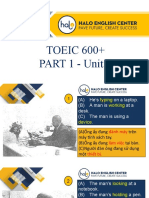 TOEIC 600 LC - Unit 1