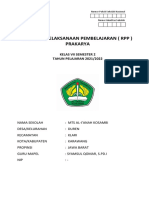 RPP 1 Lembar Prakarya Kelas 7 Semester 2