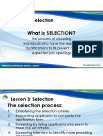 Lesson 3 Selection