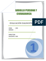 EVALUACIÓN DIAGNOSTICA 1 Avanzado