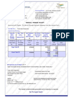 LIC Policy Renewal Receipt for Neha Yadav