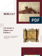 QUÉ ES LA BIBLIA