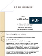 Services in High Rise Buildings: UNIT - 1I - 2 Rainwater Harvesting