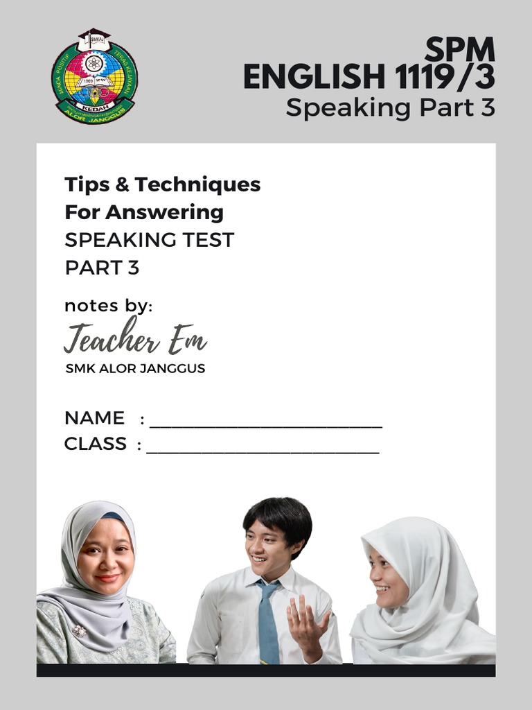 SPM Speaking Test Part 3 Guide | PDF | Internet | Social Media