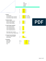 Calculation Sheet - Balok Kantilever