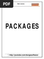 Packages: Core Java