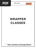 Wrapper Classes: Core Java