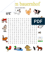 Tiere Auf Dem Bauernhof Aktivitaten Spiele Wortsuchratsel - 88181