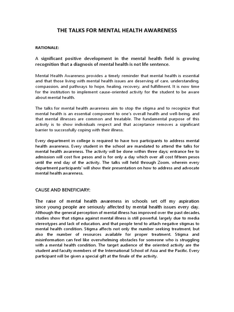 Stop The Stigma | PDF | Social Stigma | Mental Disorder
