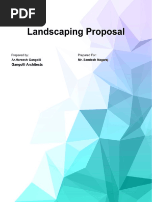 Landscaping Proposal