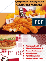 KFC Logistics Model and Supply Chain Analysis Kel 4