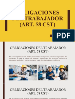 Obligaciones Del Trabajador (Art 58)