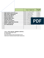 Daftar Nama Peserta Munaqosah Santri Kecamatan Semanding Tahun 2022