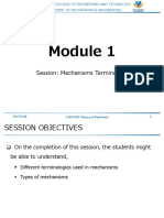 Mechanisms Terminology Module